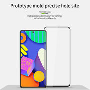 For Samsung Galaxy F62 MOFI 9H 2.5D Full Screen Tempered Glass Film(Black)
