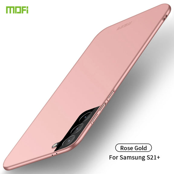 For Samsung Galaxy S21+ 5G MOFI Frosted PC Ultra-thin Hard Case(Rose Gold)