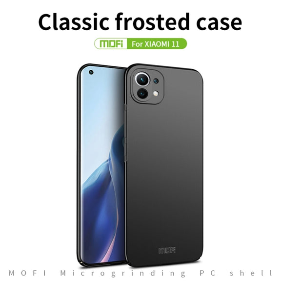 For Xiaomi Mi 11 MOFI Frosted PC Ultra-thin Hard Case(Red)