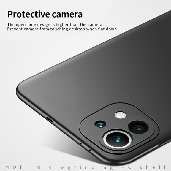 For Xiaomi Mi 11 MOFI Frosted PC Ultra-thin Hard Case(Red)