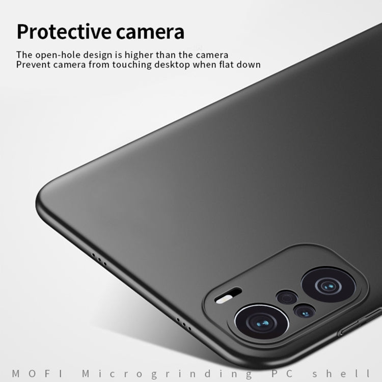 For Xiaomi Redmi K40 / K40 Pro MOFI Frosted PC Ultra-thin Hard Case(Blue)