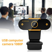 312 1080P HD USB 2.0 PC Desktop Camera Webcam with Mic, Cable Length: about 1.3m, Configuration:Regular