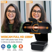 312 1080P HD USB 2.0 PC Desktop Camera Webcam with Mic, Cable Length: about 1.3m, Configuration:with Tripod