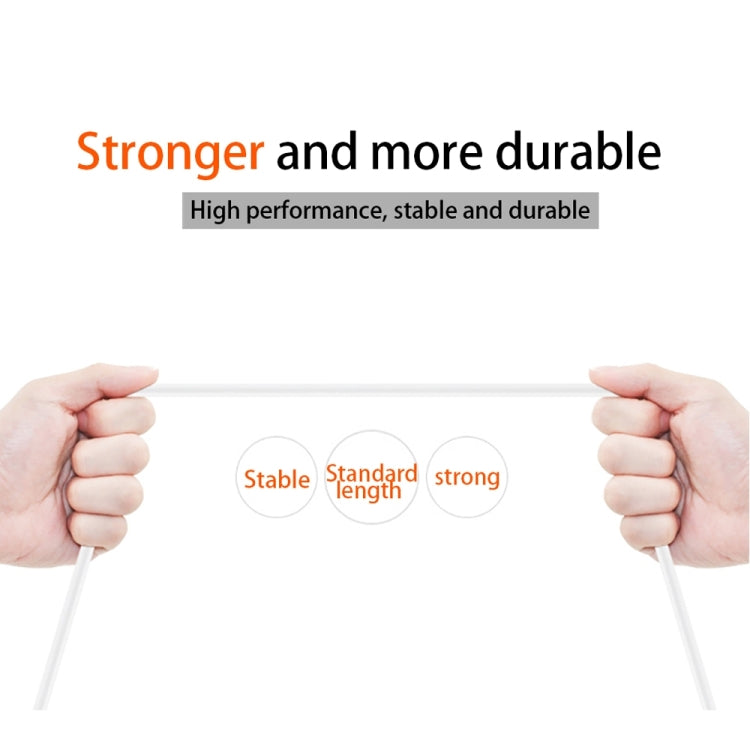 Dual USB Portable Travel Charger + 1 Meter USB to 8 Pin Data Cable, US Plug(White)