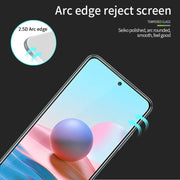 For Xiaomi Redmi Note 10 MOFI 9H 2.5D Full Screen Tempered Glass Film(Black)