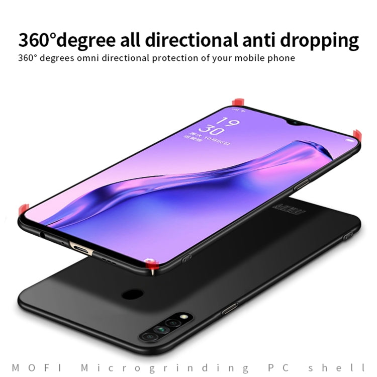 For OPPO A8 MOFI Frosted PC Ultra-thin Hard Case(Blue)
