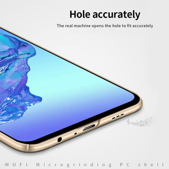 For OPPO A32 / A52 MOFI Frosted PC Ultra-thin Hard Case(Gold)