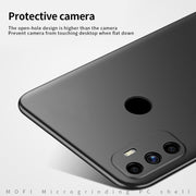For OPPO A32 / A52 MOFI Frosted PC Ultra-thin Hard Case(Red)