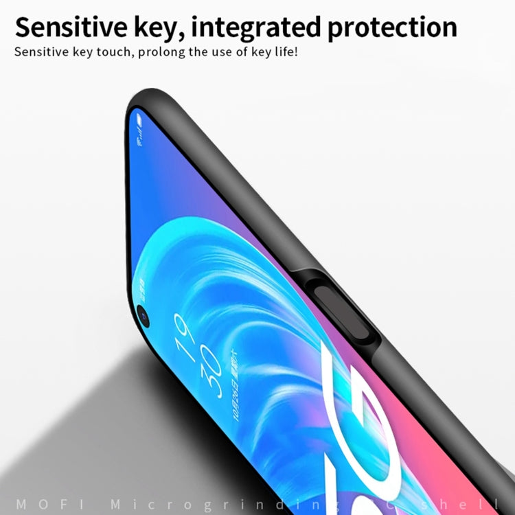 For OPPO A72 MOFI Frosted PC Ultra-thin Hard Case(Blue)