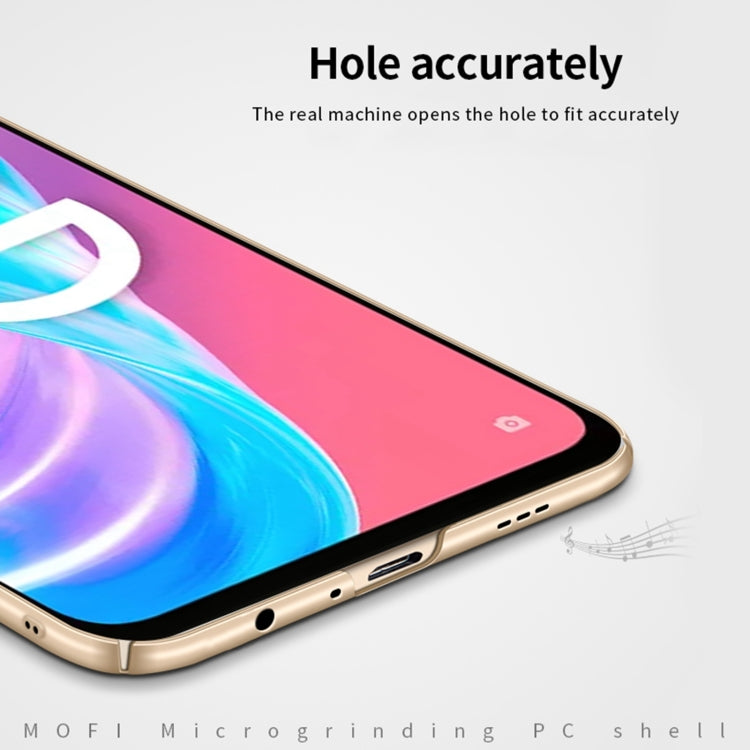 For OPPO A72 MOFI Frosted PC Ultra-thin Hard Case(Blue)