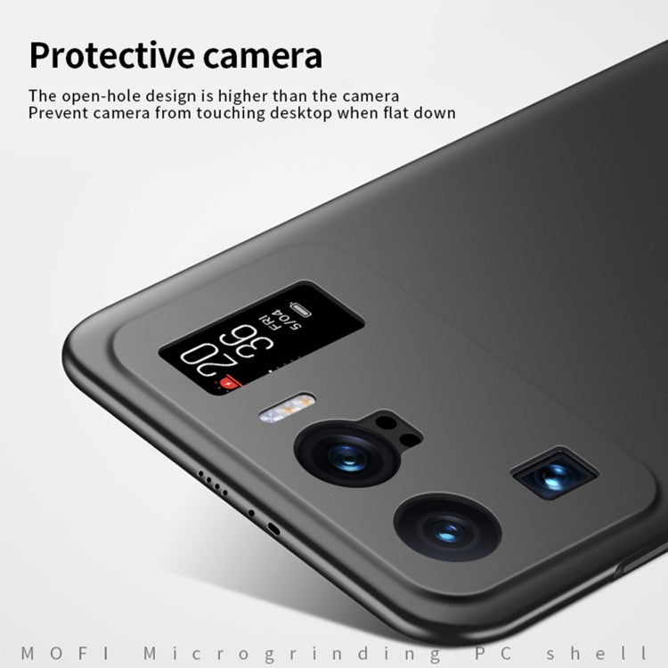For Xiaomi Mi 11 Ultra MOFI Frosted PC Ultra-thin Hard Case(Black)