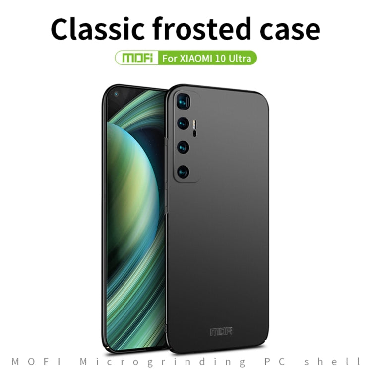 For Xiaomi Mi 10 Ultra MOFI Frosted PC Ultra-thin Hard Case(Black)