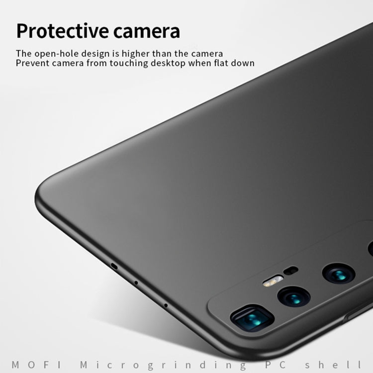 For Xiaomi Mi 10 Ultra MOFI Frosted PC Ultra-thin Hard Case(Black)
