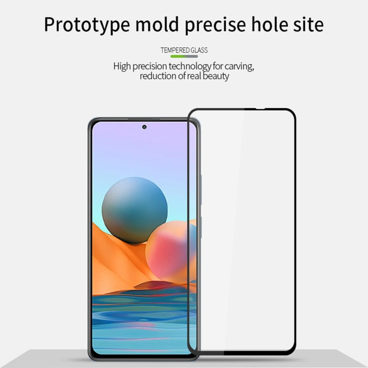 For Redmi Note 10 Pro / Note 10 Pro Max MOFI 9H 2.5D Full Screen Tempered Glass Film(Black)
