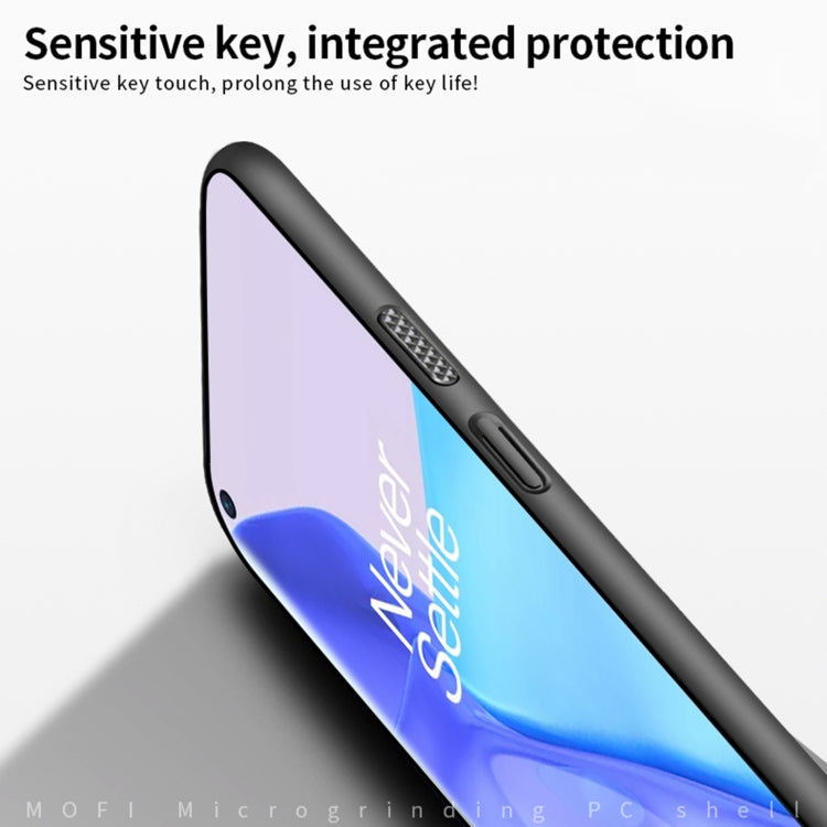 For OnePlus 9 MOFI Frosted PC Ultra-thin Hard Case(Black)
