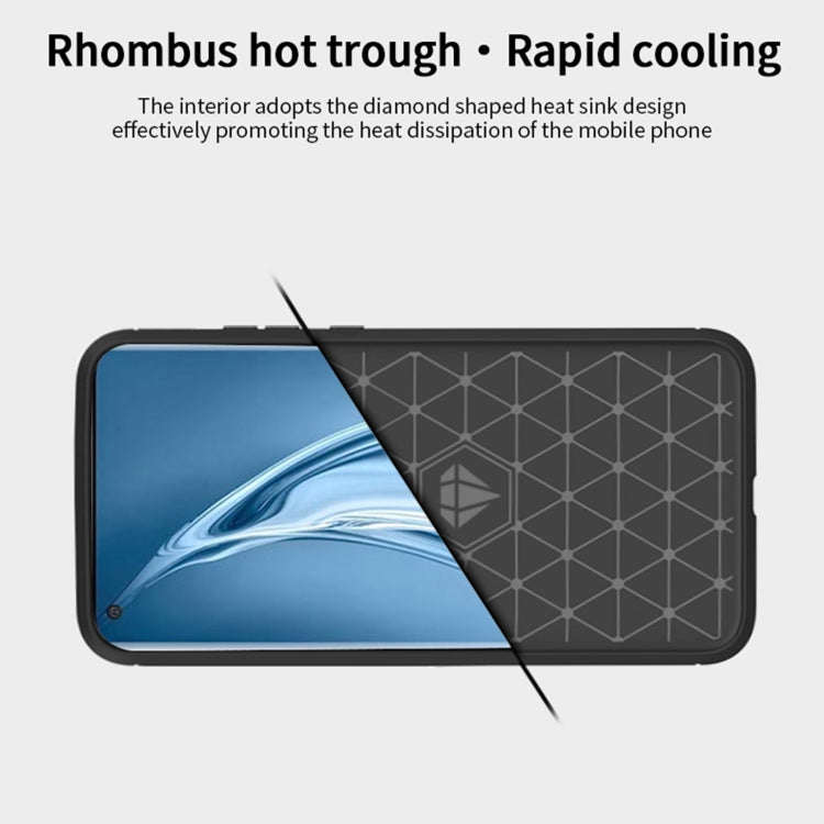 For Xiaomi Mi 10S MOFI Gentleness Series Brushed Texture Carbon Fiber Soft TPU Case(Black)