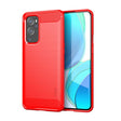 For OnePlus 9 MOFI Gentleness Series Brushed Texture Carbon Fiber Soft TPU Case(Red) - OnePlus Cases by MOFI | Online Shopping South Africa | PMC TechLife | Buy Now Pay Later Mobicred