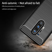 For OnePlus 8 Pro MOFI Gentleness Series Brushed Texture Carbon Fiber Soft TPU Case(Grey)