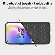 For OnePlus 8 Pro MOFI Gentleness Series Brushed Texture Carbon Fiber Soft TPU Case(Grey)