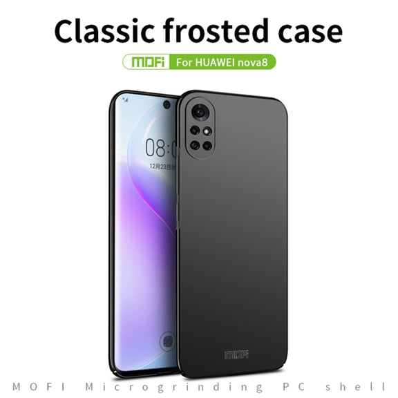 For Huawei Nova 8 MOFI Frosted PC Ultra-thin Hard Case(Blue)
