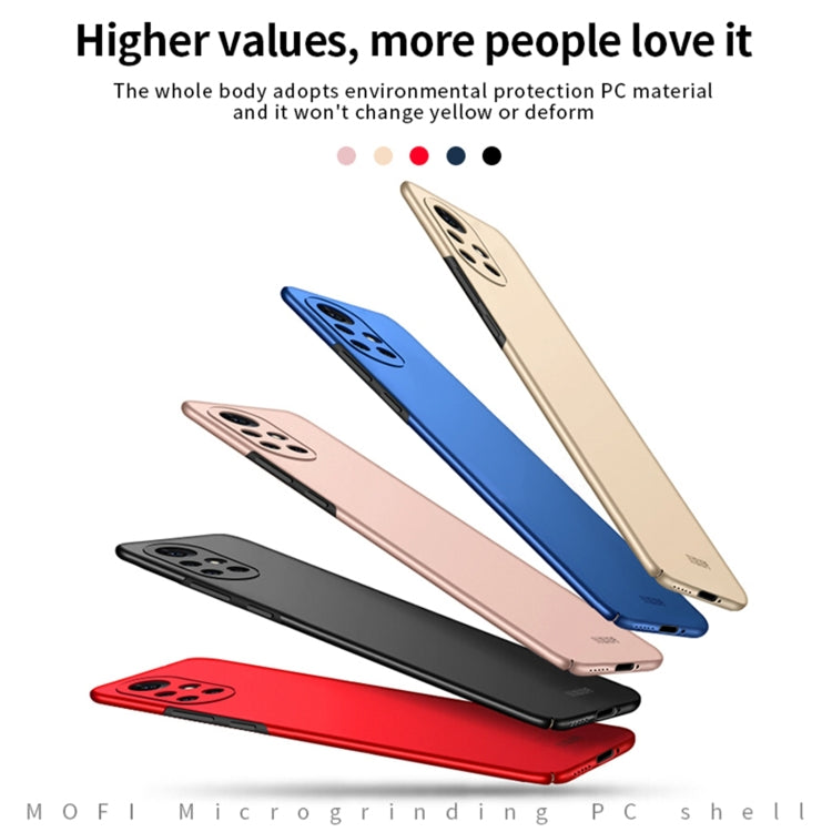 For Huawei Nova 8 Pro MOFI Frosted PC Ultra-thin Hard Case(Red)