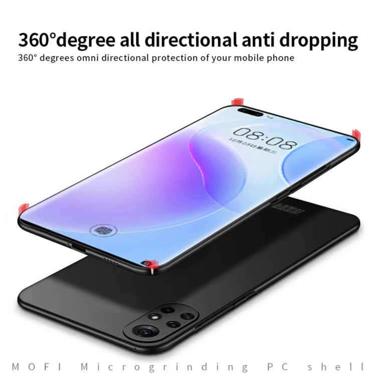 For Huawei Nova 8 Pro MOFI Frosted PC Ultra-thin Hard Case(Red)
