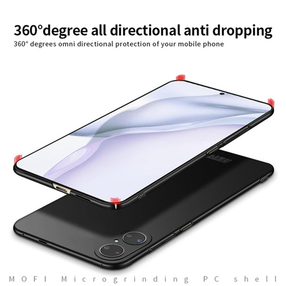 For Huawei P50 MOFI Frosted PC Ultra-thin Hard Case(Black)