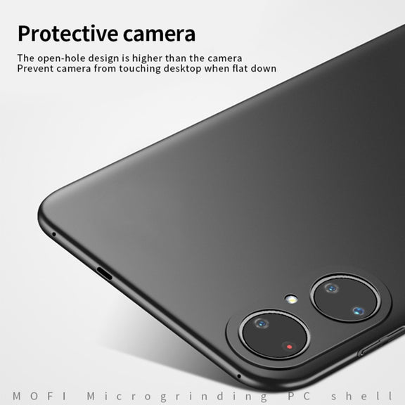 For Huawei P50 MOFI Frosted PC Ultra-thin Hard Case(Red)