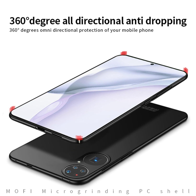 For Huawei P50 Pro MOFI Frosted PC Ultra-thin Hard Case(Blue)