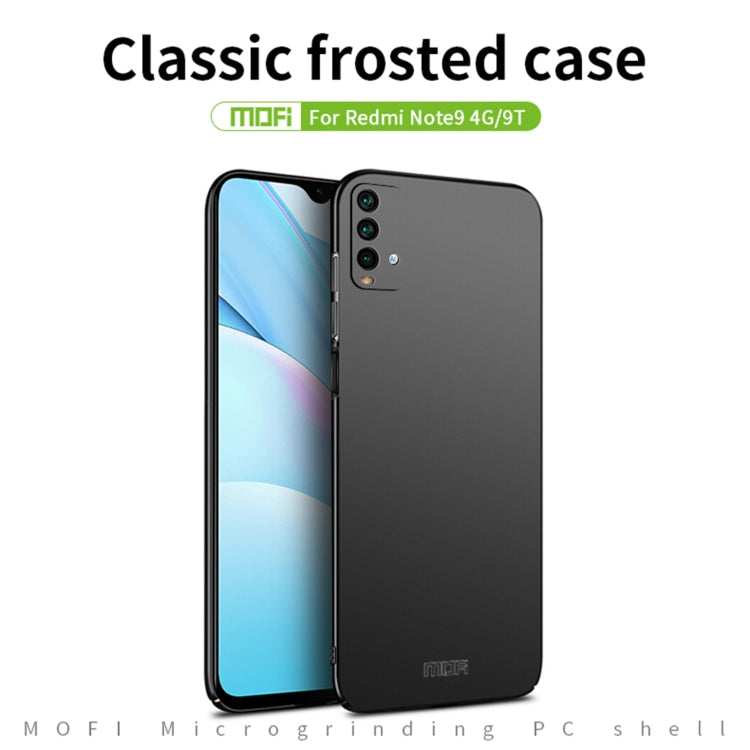 For Xiaomi Redmi 9T / Note9 4G / 9 Power MOFI Frosted PC Ultra-thin Hard Case(Red)