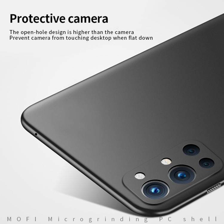 For OnePlus 9R MOFI Frosted PC Ultra-thin Hard Case(Gold)
