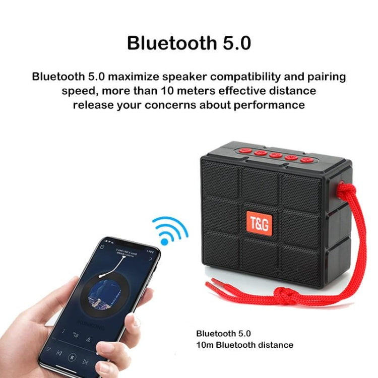 T&G TG311 LED Flashlight Portable Bluetooth Speaker, Support TF Card / FM / 3.5mm AUX / U Disk(Gray)