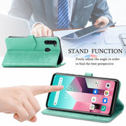 For Blackview A80 Pro Mandala Flower Embossed Horizontal Flip Leather Case with Holder & Three Card Slots & Wallet & Lanyard(Green)