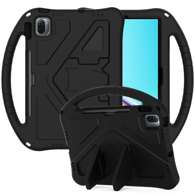 For Huawei MatePad 11 ���2021��� EVA Flat Anti Falling Protective Case Shell with Holder(Black)