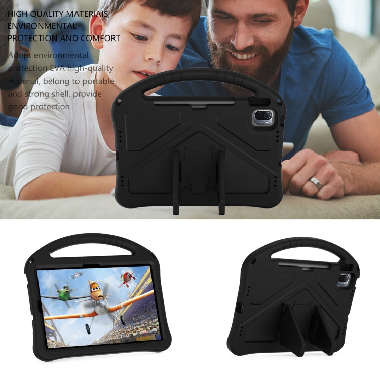 For Huawei MatePad 11 ���2021��� EVA Flat Anti Falling Protective Case Shell with Holder(Black)
