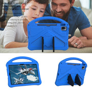 For Huawei MatePad 11 ���2021��� EVA Flat Anti Falling Protective Case Shell with Holder(Blue)
