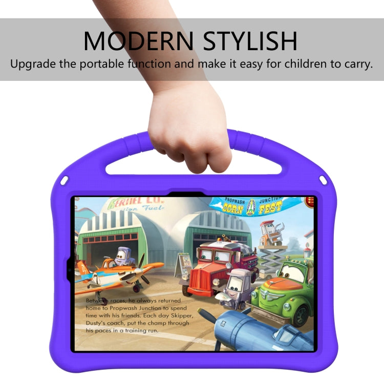 For Huawei MatePad 11 ���2021��� EVA Flat Anti Falling Protective Case Shell with Holder(Purple)
