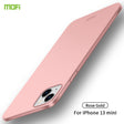 For iPhone 13 mini  MOFI Frosted PC Ultra-thin Hard Case(Rose Gold) - iPhone 13 mini Cases by MOFI | Online Shopping South Africa | PMC TechLife | Buy Now Pay Later Mobicred
