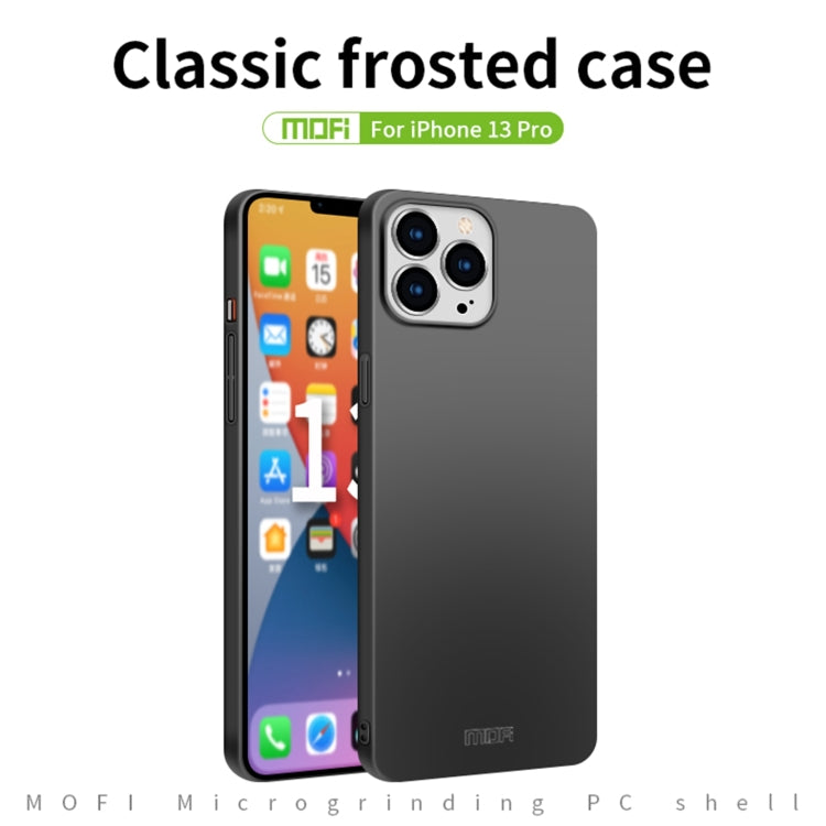 For iPhone 13 Pro MOFI Frosted PC Ultra-thin Hard Case(Red)