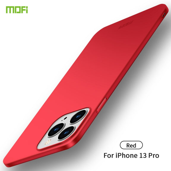For iPhone 13 Pro MOFI Frosted PC Ultra-thin Hard Case(Red)