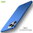 For iPhone 13 Pro Max  MOFI Frosted PC Ultra-thin Hard Case(Blue) - free shipping - PMC TechLife - Order now!