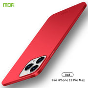 For iPhone 13 Pro Max  MOFI Frosted PC Ultra-thin Hard Case(Red)