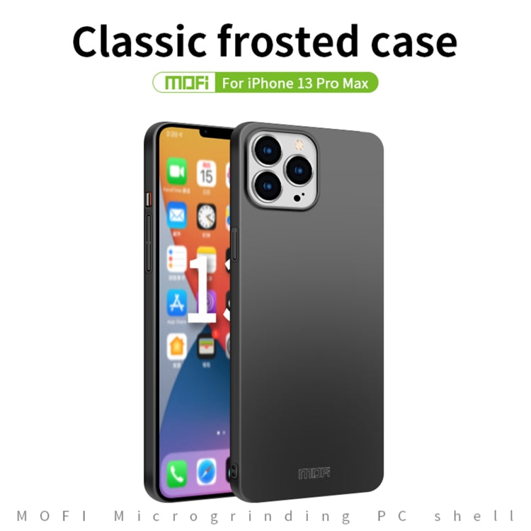 For iPhone 13 Pro Max  MOFI Frosted PC Ultra-thin Hard Case(Red)