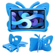 For Amazon Kindle Fire HD 8 2020 Butterfly Bracket Style EVA Children Falling Proof Cover Protective Case(Blue) - Amazon by PMC TechLife | Online Shopping South Africa | PMC TechLife | Buy Now Pay Later Mobicred