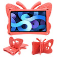 For Amazon Kindle Fire HD8 2016/2017/2018 Butterfly Bracket Style EVA Children Falling Proof Cover Protective Case(Red) - Amazon by PMC TechLife | Online Shopping South Africa | PMC TechLife | Buy Now Pay Later Mobicred