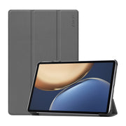 For Honor Tablet V7 Pro ENKAY Custer Texture Horizontal Flip PU+PC Leather Case with Three-folding Holder & Sleep / Wake-up Function(Grey)