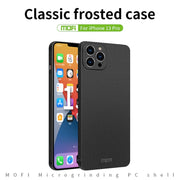 For iPhone 13 Pro MOFI Fandun Series Frosted PC Ultra-thin All-inclusive Protective Case (Black)