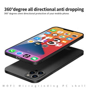 For iPhone 13 Pro MOFI Fandun Series Frosted PC Ultra-thin All-inclusive Protective Case (Black)