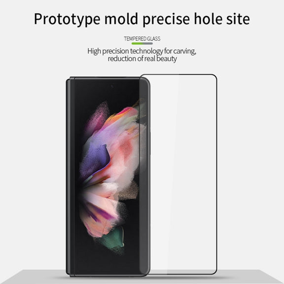 For Samsung Galaxy Z Fold3 5G MOFI 9H 2.5D Full Screen Tempered Glass Film(Black)