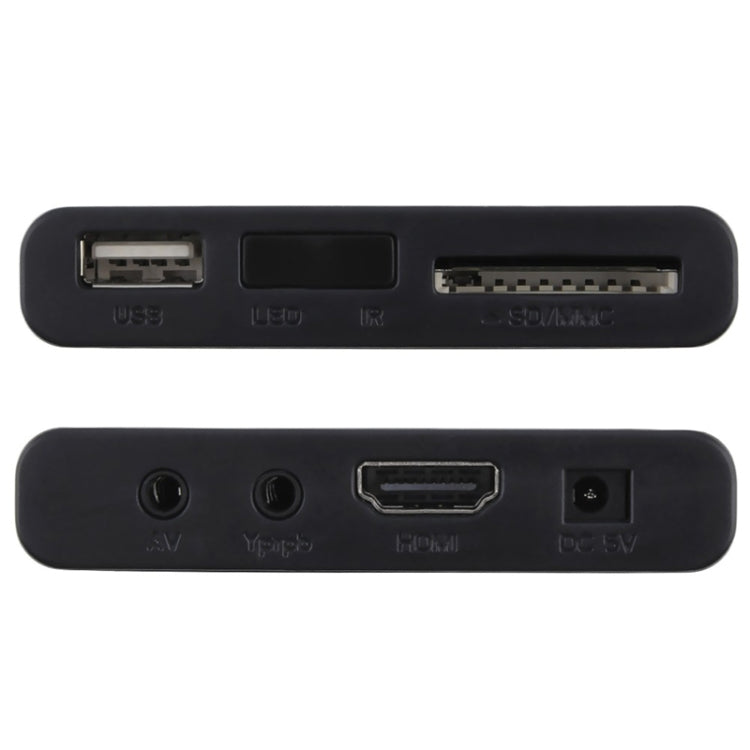 X9 Mini HD HDD Multimedia Player 4K Video Loop USB External Media Player AD Player(EU Plug)